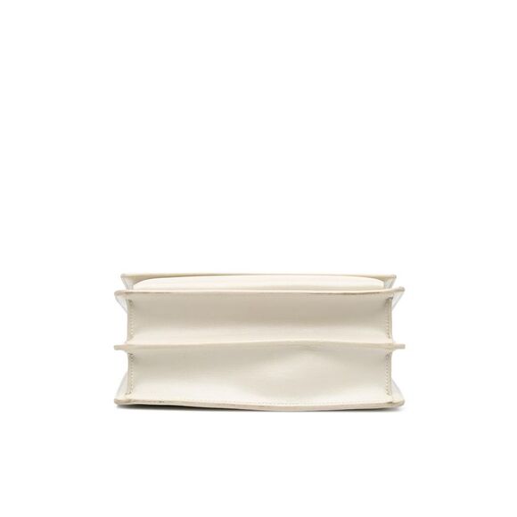 Pre Loved Saint Laurent Sunset Chain Wallet on Chain Women White Crossbody Bags - Picture 3 of 8